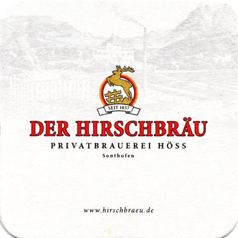 sonthofen oa-by hirsch quad 7a (185-privatbrauerei hoss-hg hell)